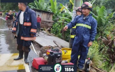 ¿Cuántas emergencias por lluvias atienen socorristas?