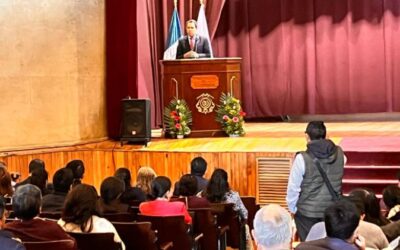 Magistrado presidente de la CSJ participa en celebración de 25 años del sistema de justicia en Totonicapán