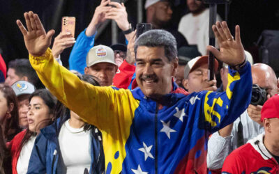 Protestas en Venezuela por la reelección de Maduro