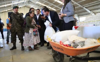 Entregan alimentos a más de 5 mil familias