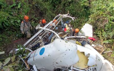 Localizan cadáveres de los dos tripulantes de helicóptero