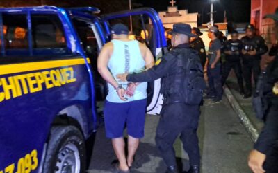 Resumen semanal de PNC: Capturan a más de 400 personas en Guatemala