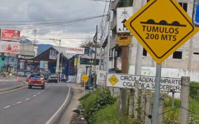 Colocan túmulos por alto índice de accidentes