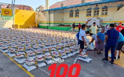 Entregan más de 4 mil 500 raciones de alimentos a familias de 22 comunidades