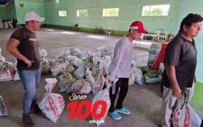 Finaliza entrega de alimentos en Santa Cruz Muluá