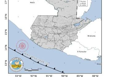Sismo sensible en Quetzaltenango