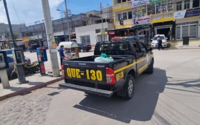 Arrestan en la zona 5 de Quetzaltenango a hombre que transportaba marihuana
