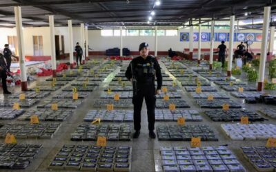 Incautan cocaína valorada en más de Q400 millones