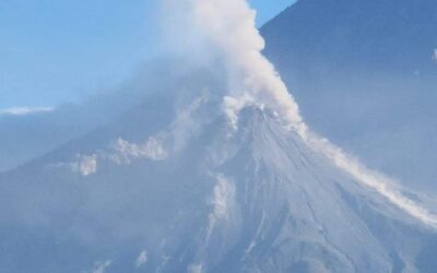 Monitorean actividad volcánica del Santiaguito