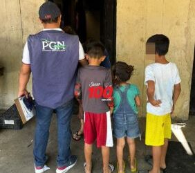 PGN rescata a hermanos y prima en Coatepeque