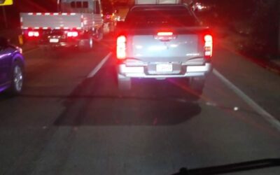 Complicado ingreso a la capital por accidente de patrulla