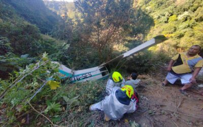 Avioneta se desploma en zona 13 de Guatemala