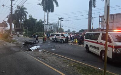 Dos fallecidos, entre ellos un niño, en accidente de tránsito en Retalhuleu