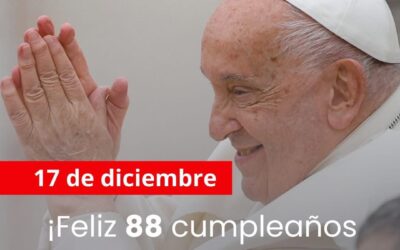 Hoy es el cumpleaños del papa Francisco