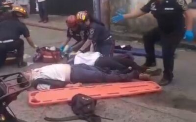 Mortal colisión de dos motoristas en Coatepeque