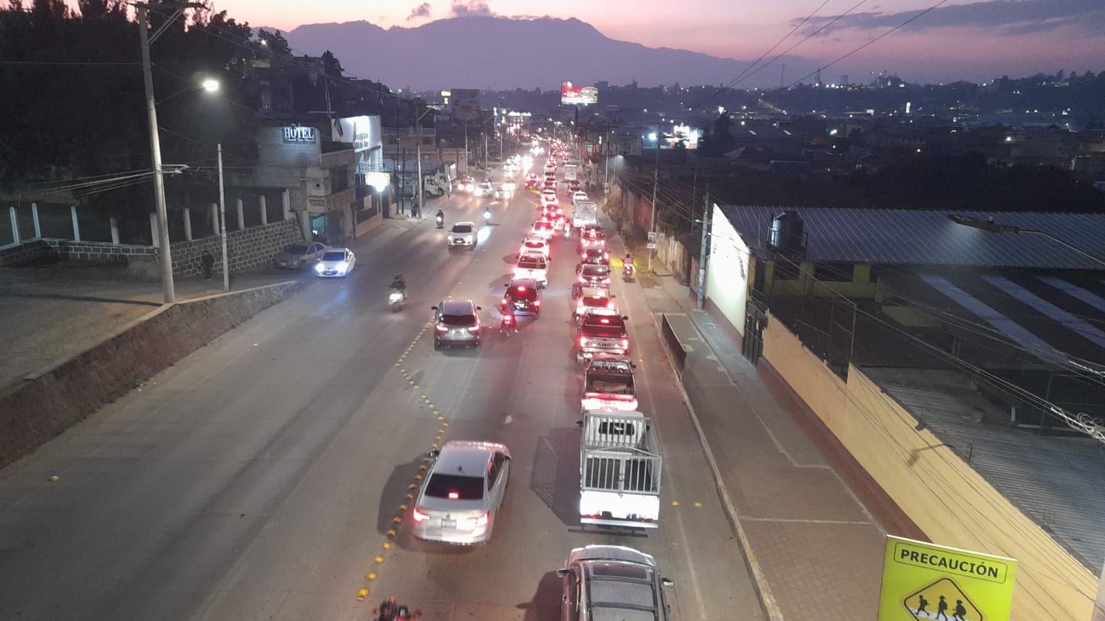 Cierres viales en Xela