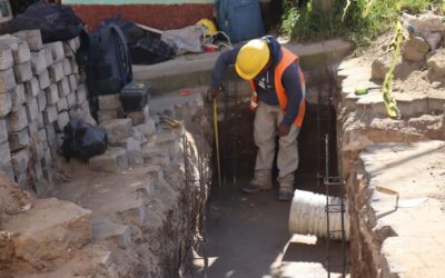 Construyen unidad para drenaje pluvial