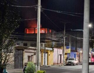 ¿Hubo incendio en la zona 1 de Quetzaltenango?