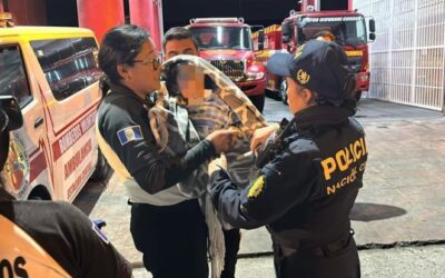 Abandonan a bebé en la zona 1 de Guatemala