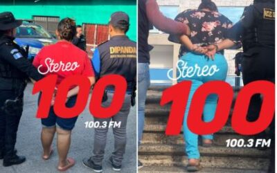 Dos mujeres capturadas por extorsión en Retalhuleu