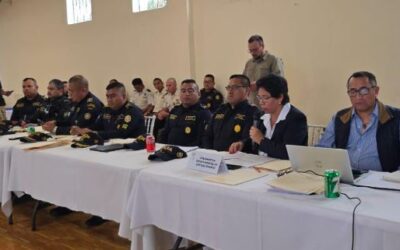 Desarrollan mesa técnica para fortalecer seguridad en Quetzaltenango