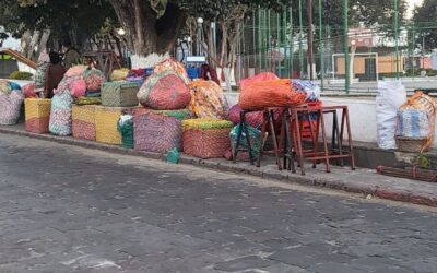 Vendedores se instalan en El Calvario por el Primer Viernes de Cuaresma