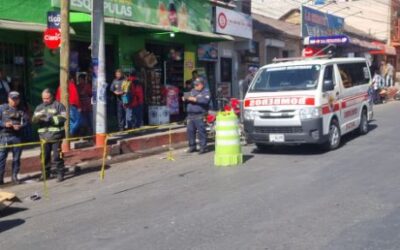 Mujer muere arrollada en la calle Rodolfo Robles de Quetzaltenango