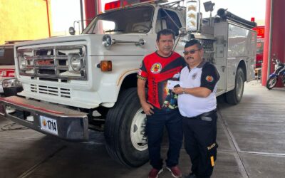 Entregan motobomba a estación e Totonicapán