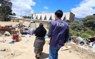 PGN rescata a niña quien vivía en basurero en Totonicapán