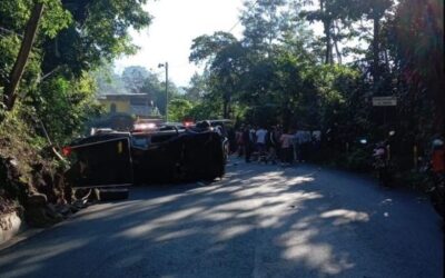Seis heridos en accidente de tránsito en San Marcos