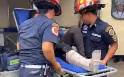 Dos motocicletas colisionan en el Caserio Santa María el Naranjo del Municipio de Coatepeque, Quetzaltenango