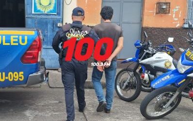 Capturado por portar un revólver sin licencia