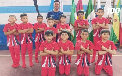 Gimnasia artística masculina gana medallas en competencia regional