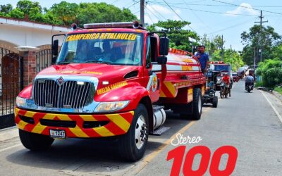 Bomberos Voluntarios de Champerico reciben camión cisterna