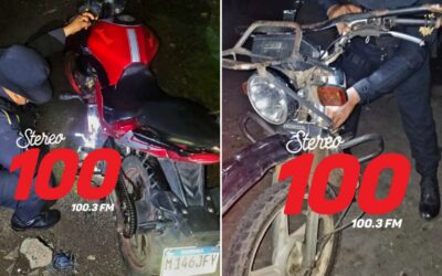 Recuperan dos motocicletas con reporte de robo