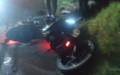 Motorista ebrio se accidenta en Totonicapán