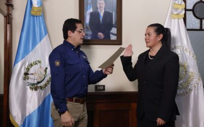 La ingeniera agrónoma María Fernanda Rivera fue juramentada como ministra de Agricultura, Ganadería y Alimentación (MAGA).