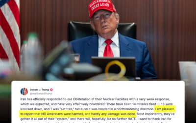 Trump dice que Irán alertó sobre el lanzamiento de 14 misiles contra objetivos de EE.UU.