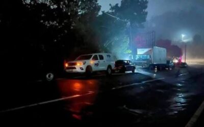 Hombres, quienes portaban armas de fuego, asaltan camión en la ruta Interamericana