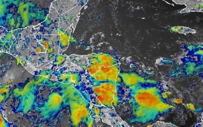 Sistema de baja presión el cual podría aumentar cantidad e intensidad de lluvias