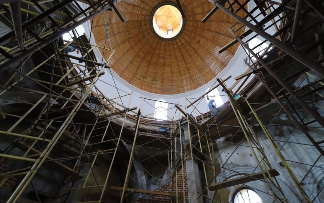 Dependencia municipal participa en restauración de iglesia El Calvario de Quetzaltenango