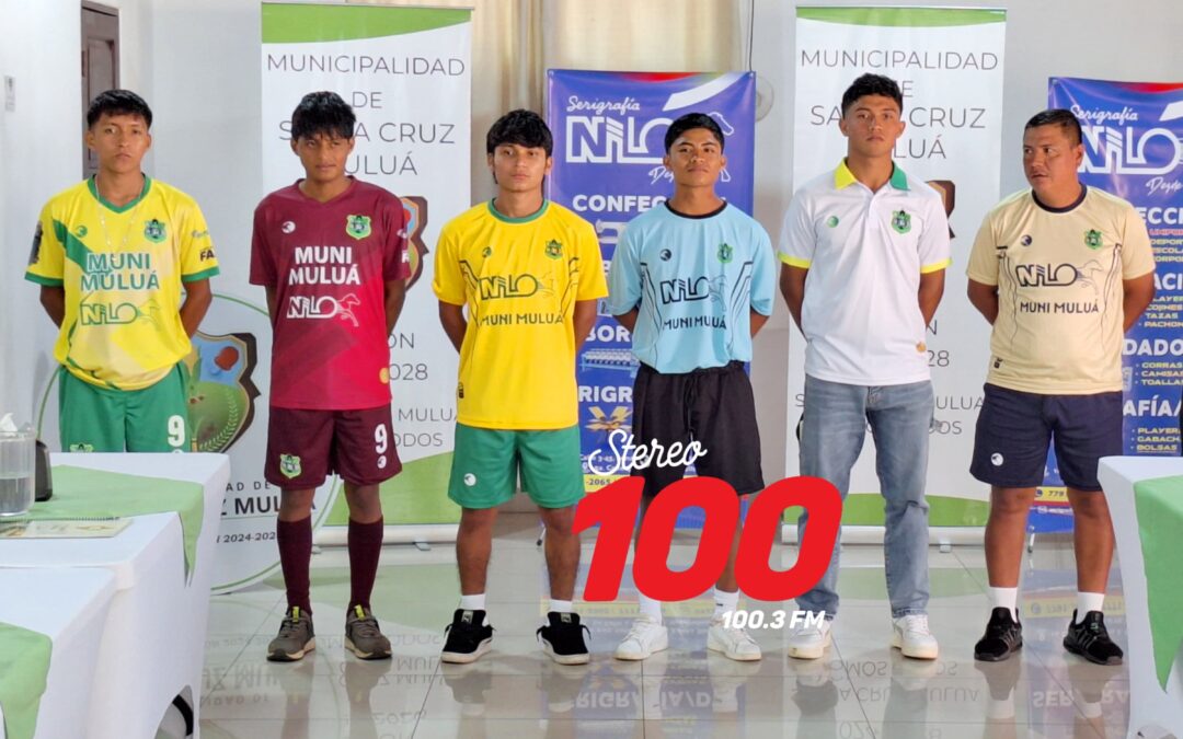 Presentan uniformes del equipo Deportivo Muluá que jugará en Tercera División de Guatemala