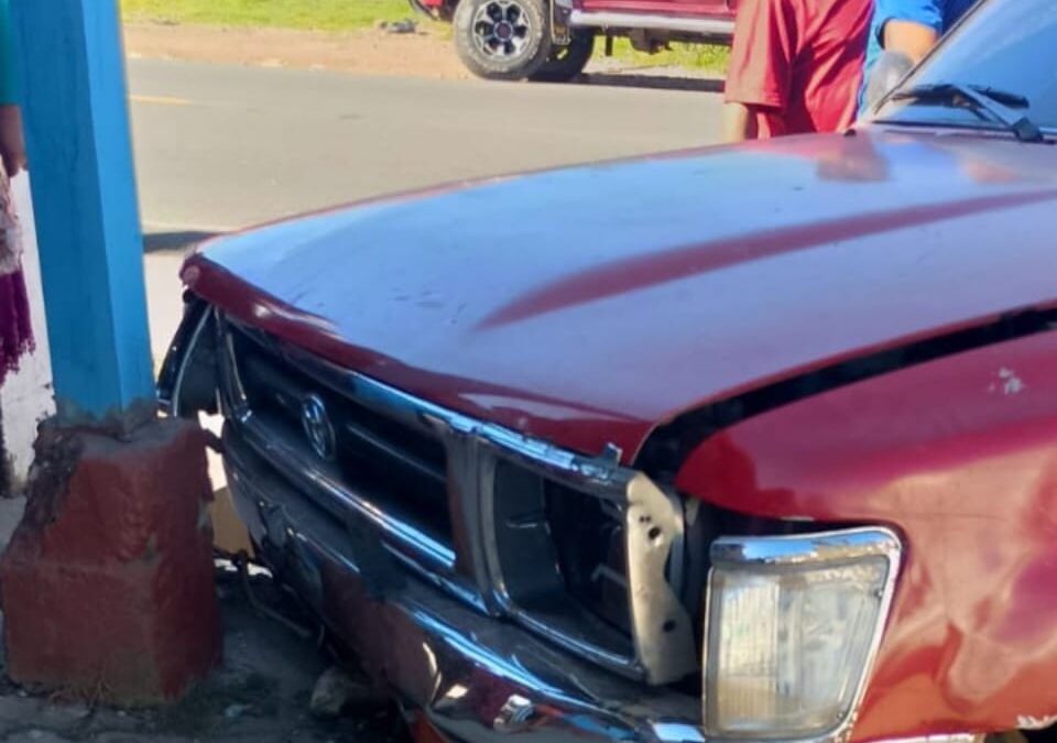 Tres heridos en accidente de tránsito