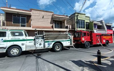 Incendio estructural en vivienda de Salcajá
