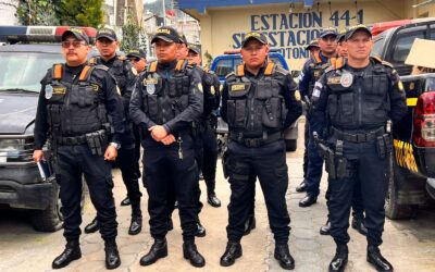 Contingente de PNC llega a Totonicapán