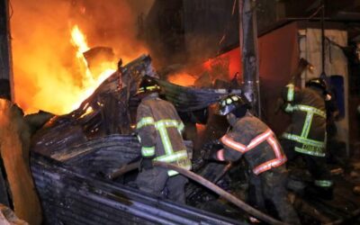 Hombre muere en incendio de viviendas en la zona 3 de Guatemala