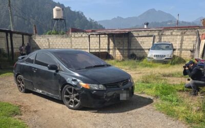 MP coordina allanamiento e inspección de vehículo involucrado en accidente