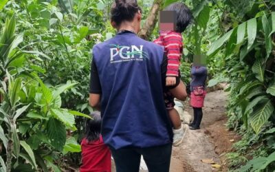 PGN de Quetzaltenango rescata a dos hermanas de 1 y 2 años