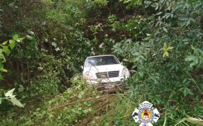Vehículo cae a hondonada en la ruta Interamericana