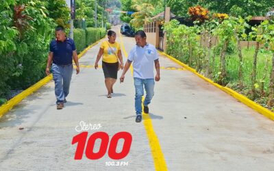 Habilitan calle que comunica tres comunidades